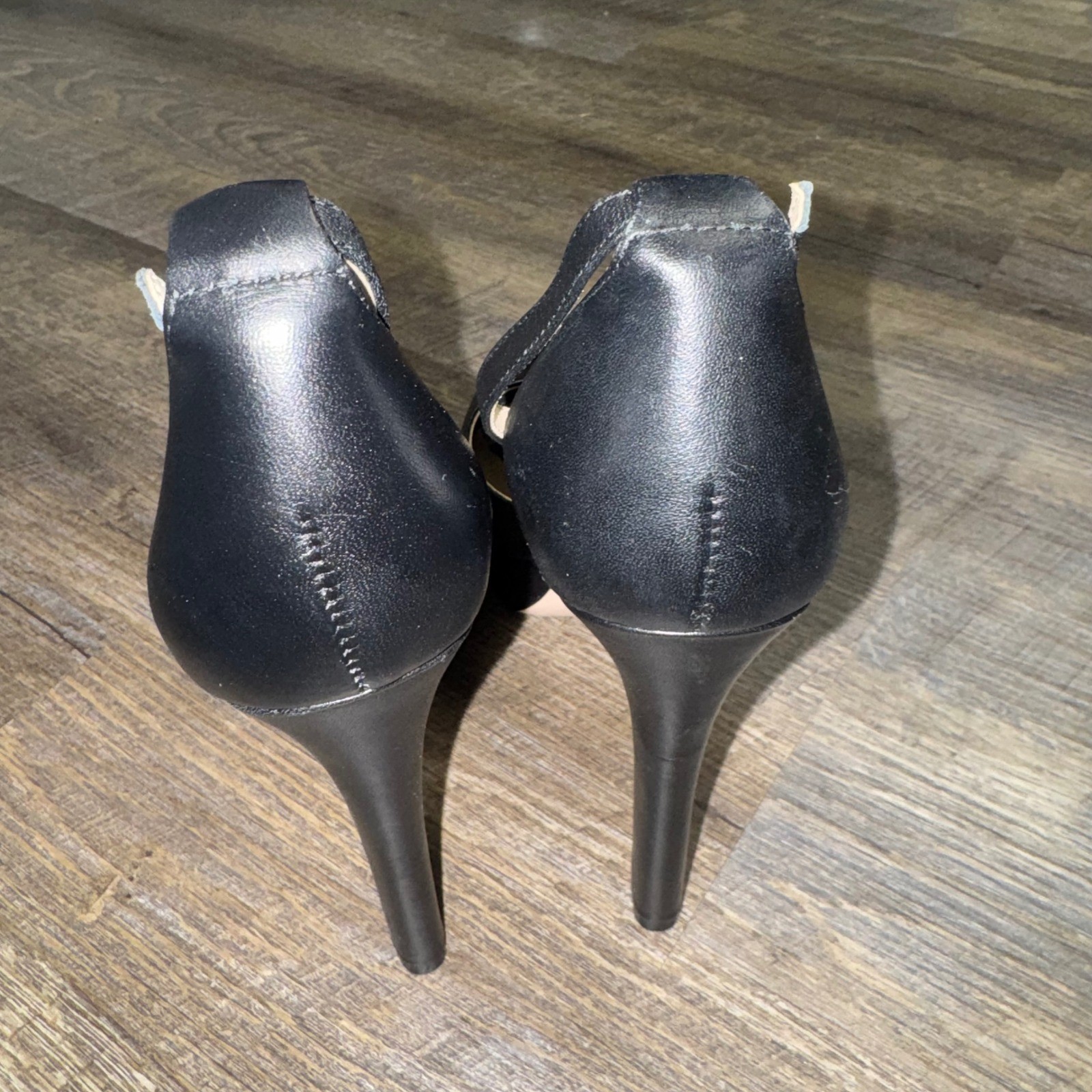 Jessica Simpson Beeya Platform Heels Black Ankle Strap Sandals Women’s 9.5 NWOT