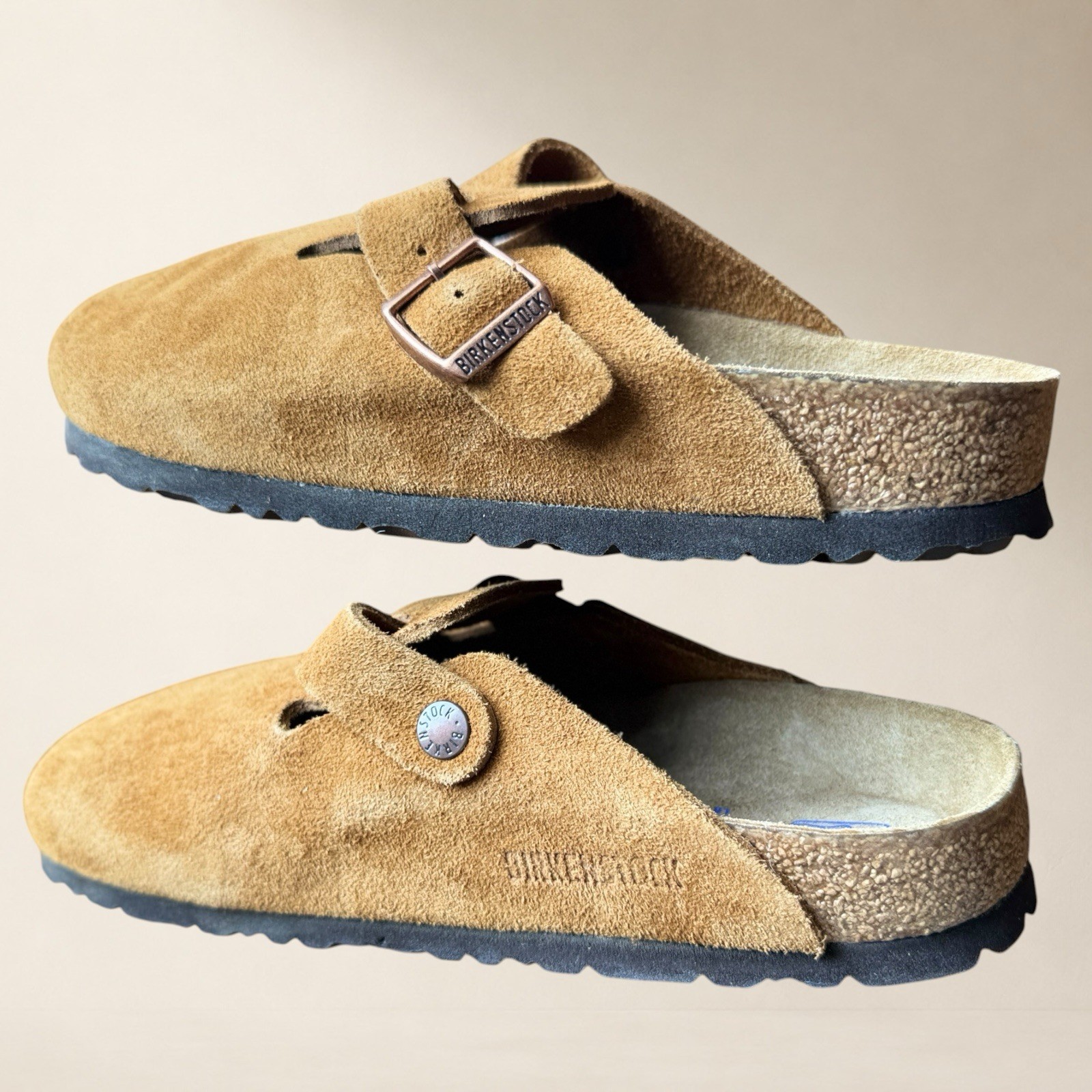 NEW Birkenstock Boston Clogs Suede Mink (EU 39 / Women 8 / Men 6) REGULAR FIT