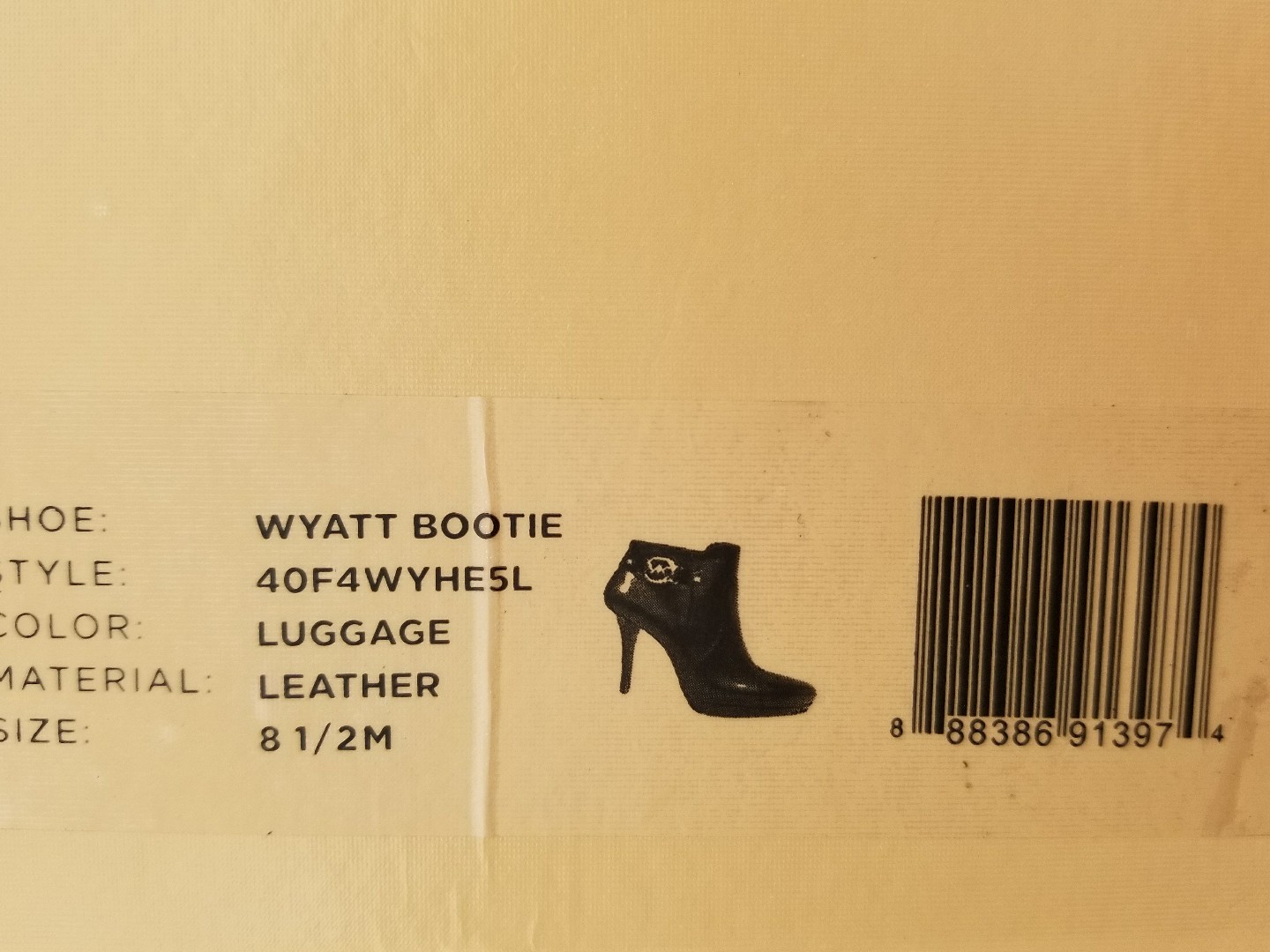 MICHAEL KORS WYATT GOLD MK LOGO ZIPPER ANKLE BOOTS US 9.5 10 11 I LOVE SHOES