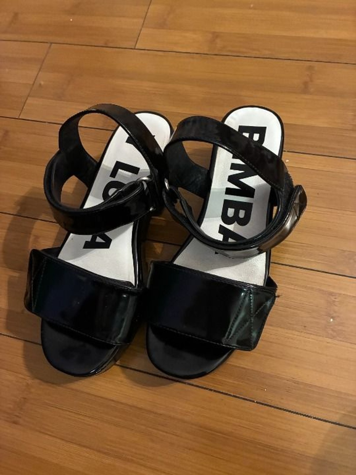 Bimba y Lola platform sandals Black US 7.5