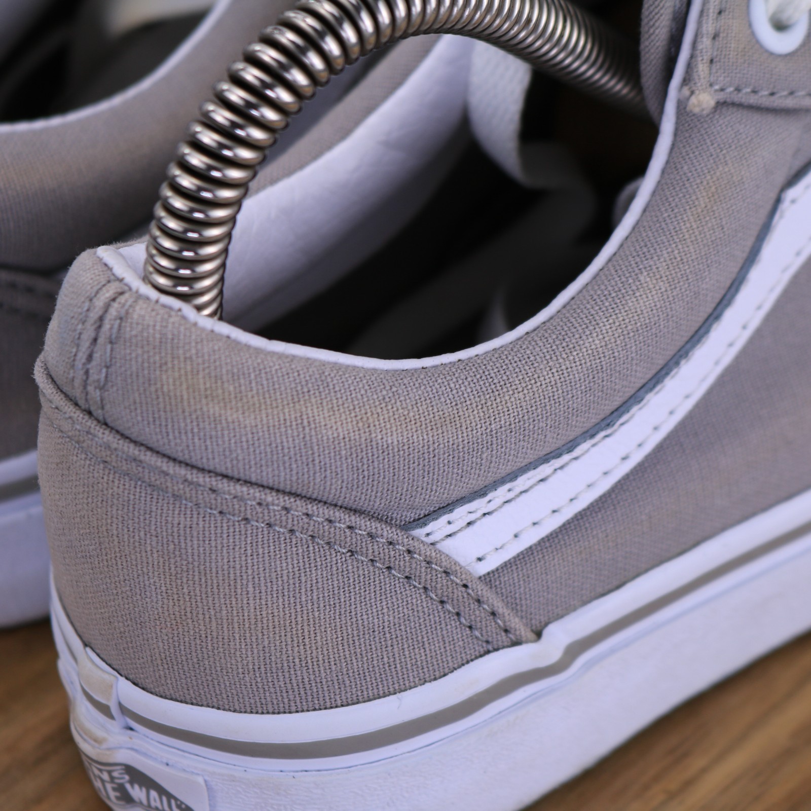 Vans Shoes Old Skool Sk8 Gray Canvas Skate Low Sneaker 751505 Sz Men 5 Women 6.5