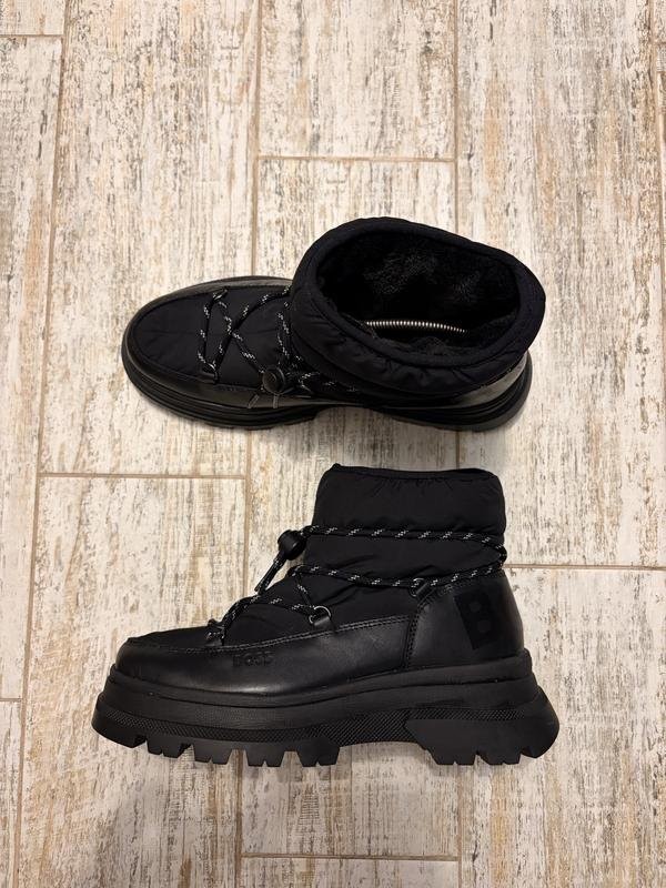 Women Hugo Boss Boots Black Nylon 39