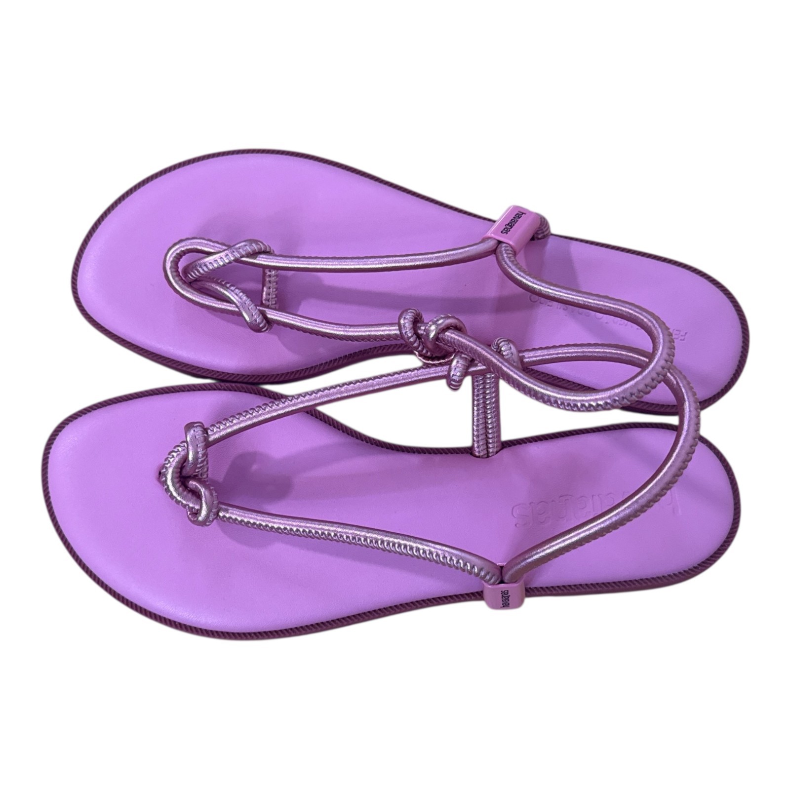 Havaianas Una Acai Eur Sandals in Pink Size US 10 EUC