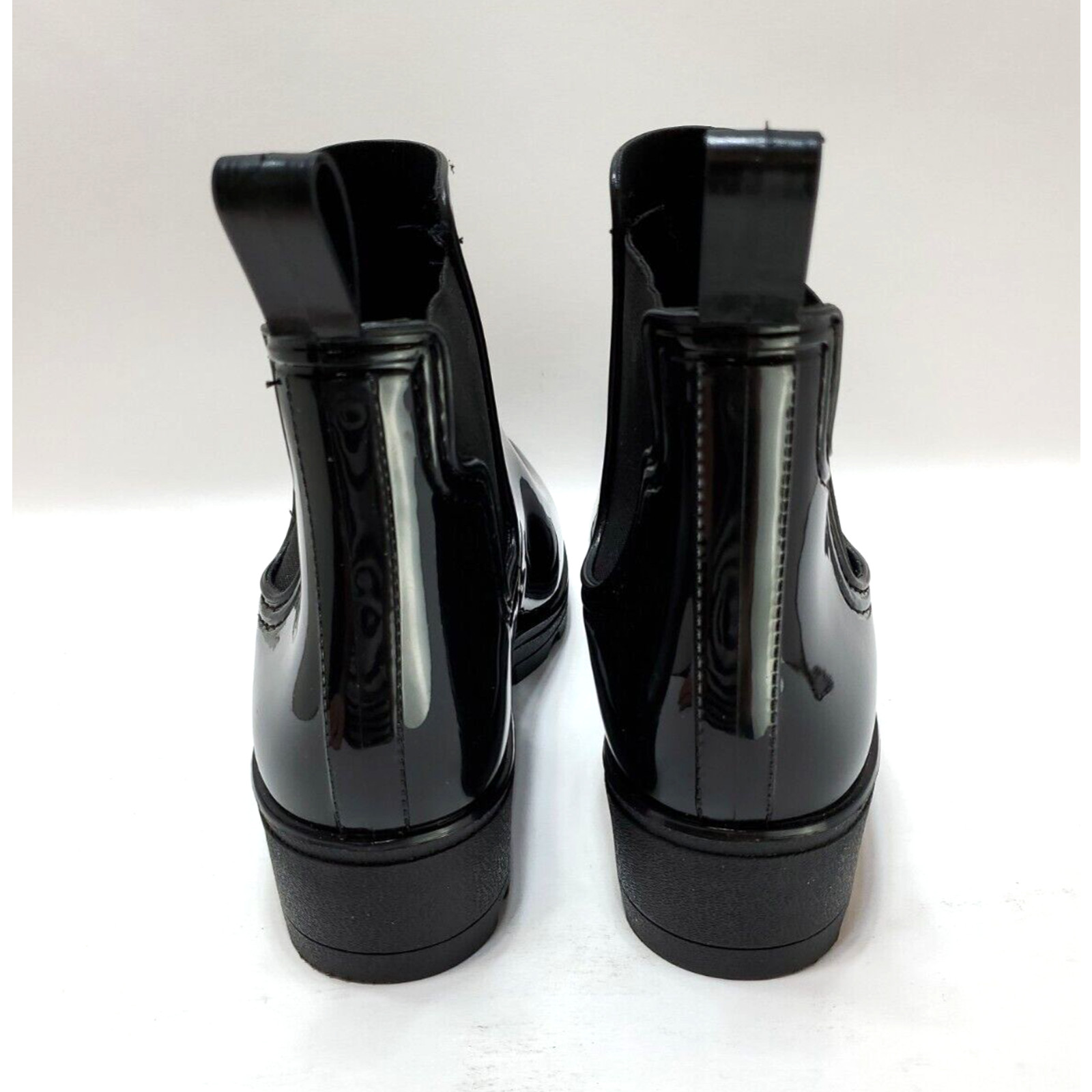 Capelli New York Boots Womens 10 Ankle Shiny Jelly Rain Winter Fall Shoes