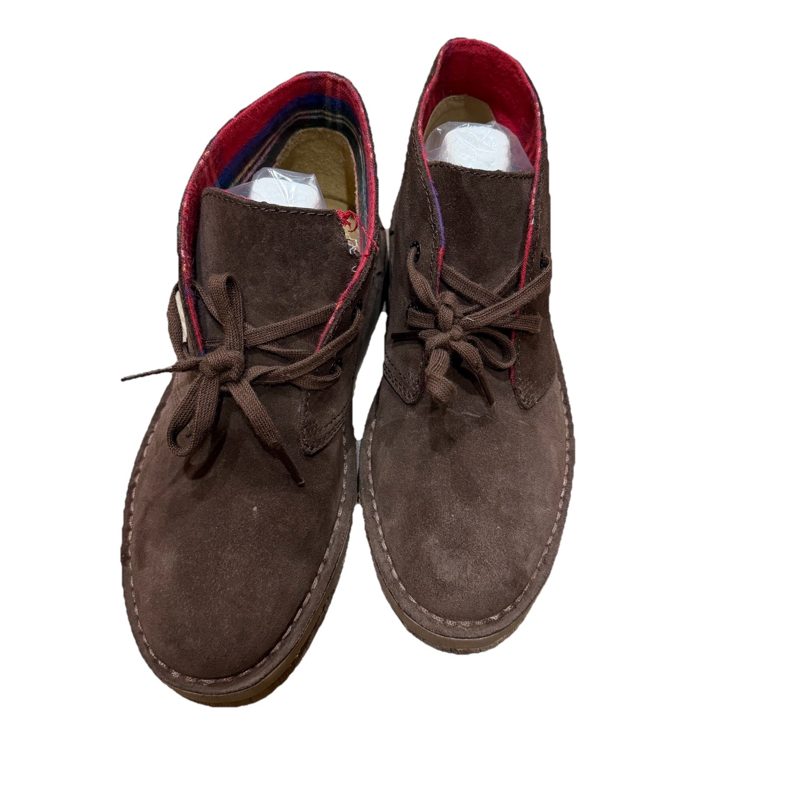 L.L.Bean Stonington 514201 Women’s Brown Suede SZ-8 M Flannel Lined Chukka Boots