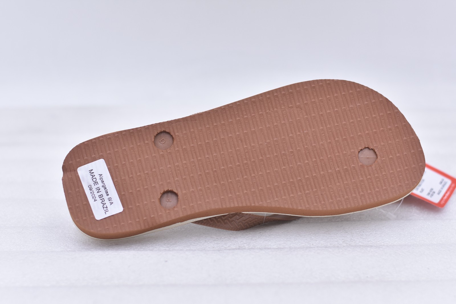 Womens Havaianas Dragon Slim Flip-Flops Sandals – Rust Size 9/10 (EU 39-40)