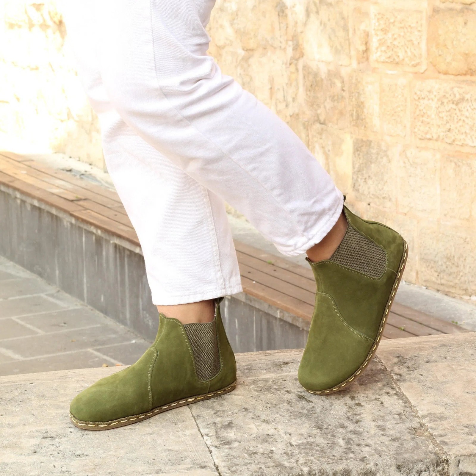 Chelsea Barefoot Boots Black Handmade Women’s