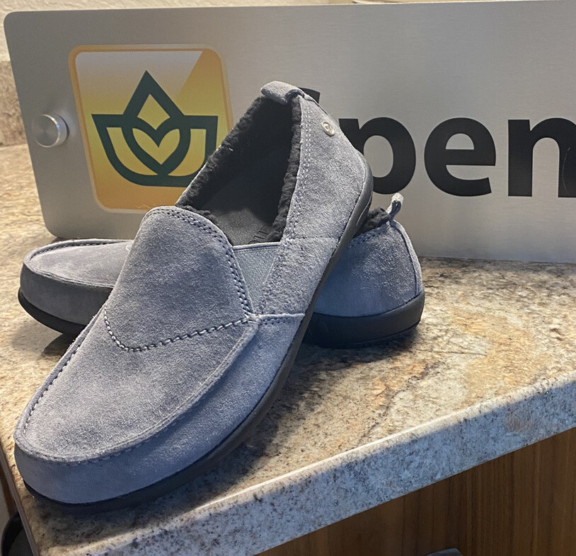 Women s Spenco Total Support Orthotic Cozy Gray Slippers Sz 7