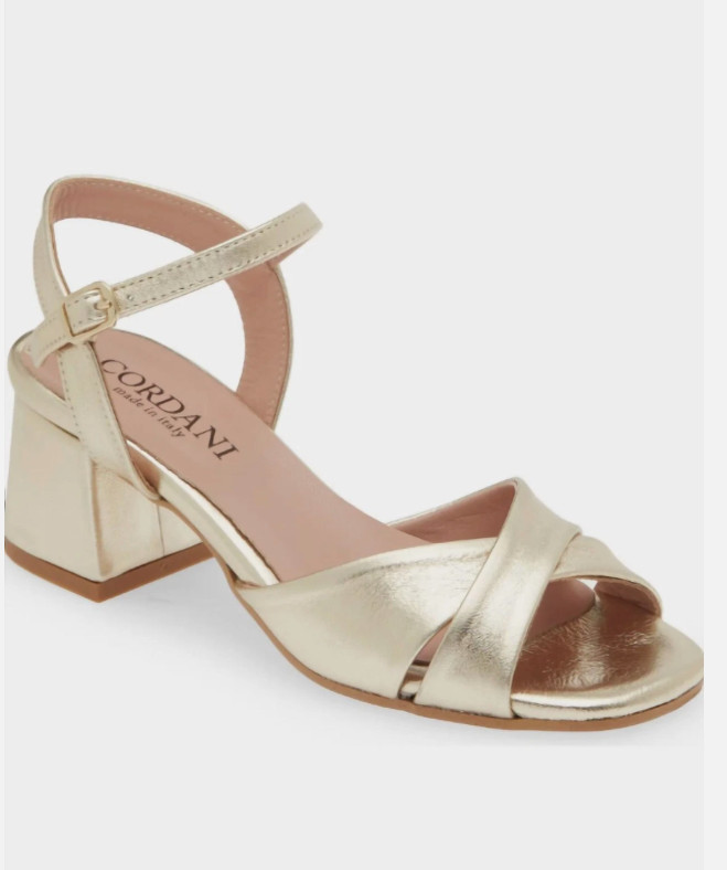 Cordani Women’s Ilaria Block Heel Sandal (US 5.5 / EU 36)
