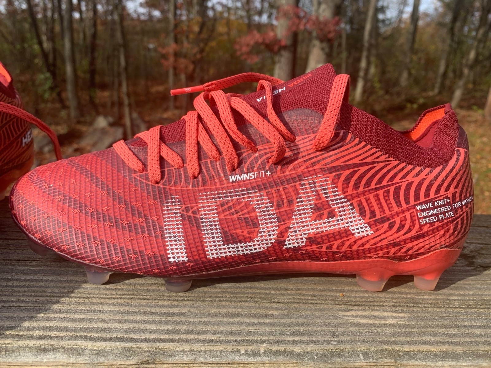 IDA Helia Elite Cleats, red, 9, 9.5, soccer, boots