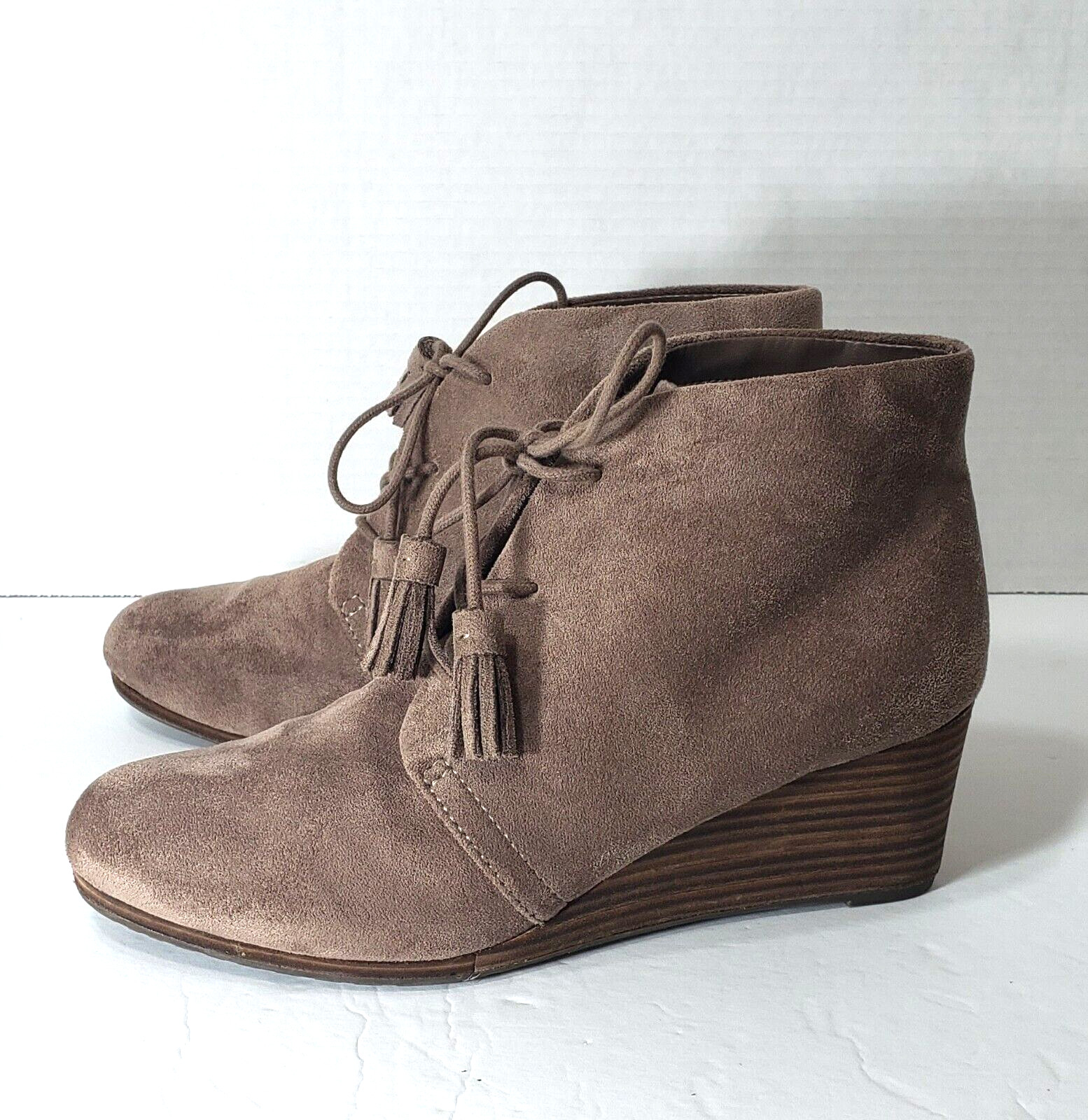 Dr. Scholl’s Be Energized DAKOTA Womens Wedge Ankle Boot Stucco 9 M