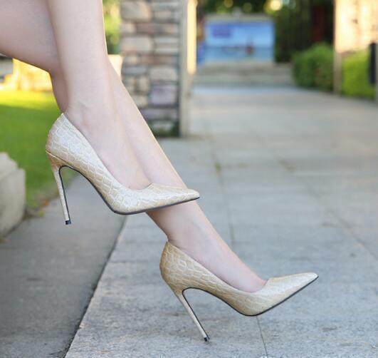Women’s High Heels Faux Leather Pumps Dress Party Casual Prom Nightclub OL Shoes