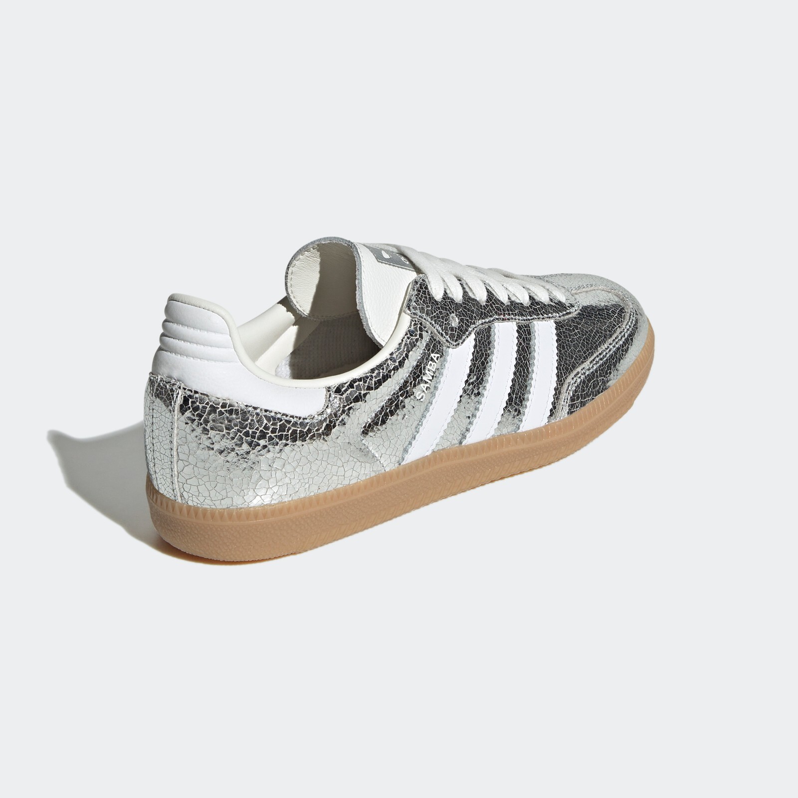 Adidas Originals Samba OG Silver Metallic White Gum Lifestyle New Women JR0035
