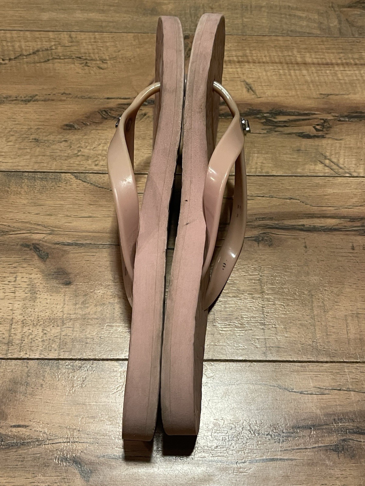 COACH Pink Abbigail Flip Flops Thong Sandals Women’s Size 8B
