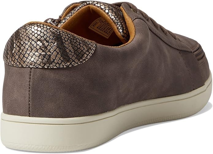 NEW Billy Footwear Women Sneaker Low Top Zip Up Espresso Adaptive Sz 6.5W RY2501