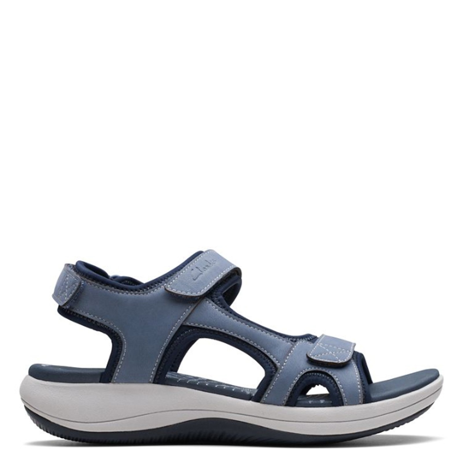 Women’s Clarks, Mira Bay Sandal 26171414 Denim FABRIC-AND-SYNTHETIC