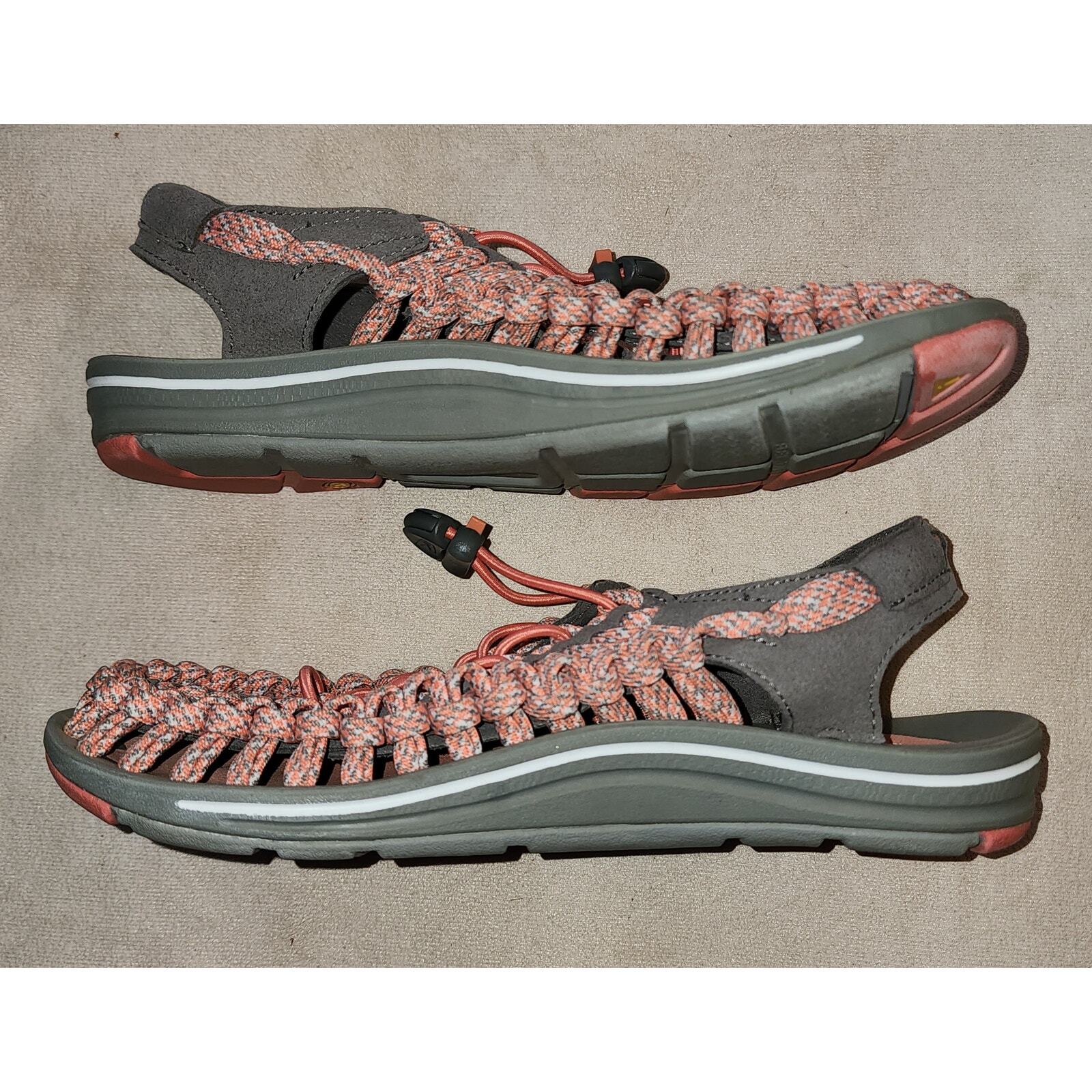Keen 1014756 Uneek 8mm Camo Fusion Coral Women’s Sandal 7.5