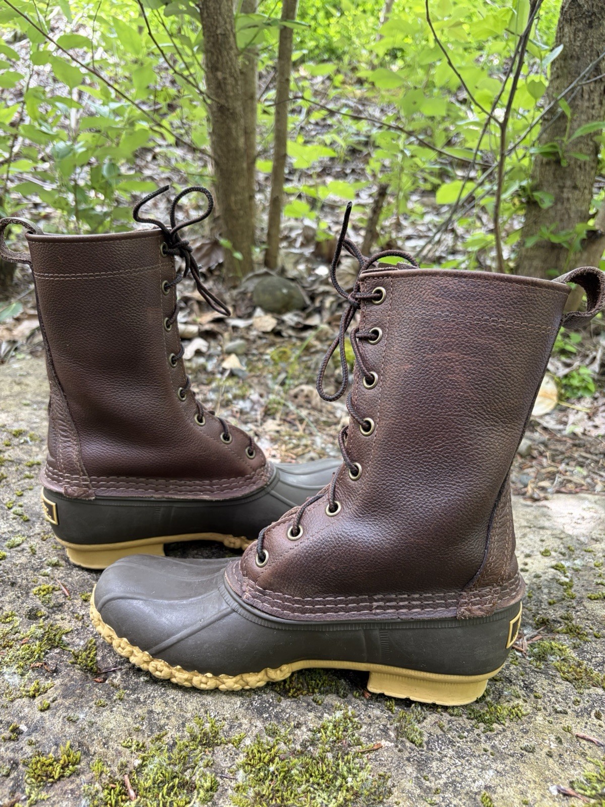 LL Bean Signature Maine Hunting Shoe Duck Boots Womens Size 6M Made In Maine