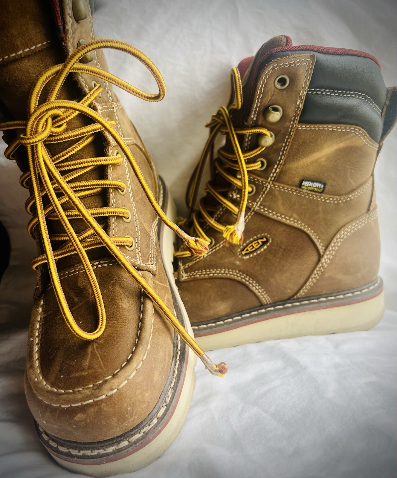 KEEN Utility Women’s Cincinnati 6” Waterproof Soft Toe Work Boot Sz 7 Wide