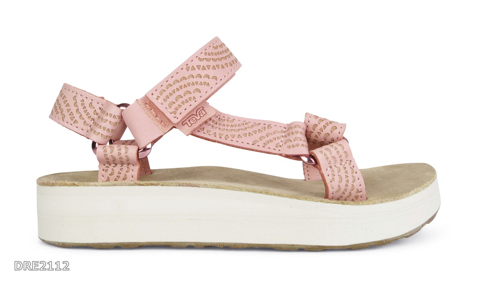 Teva Midform Universal Geometric Tropical Peach Sandals Womens Size 7 -NIB-