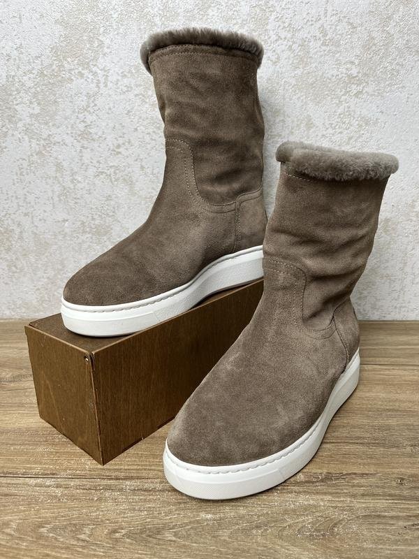 women unisa boots brown suede 37