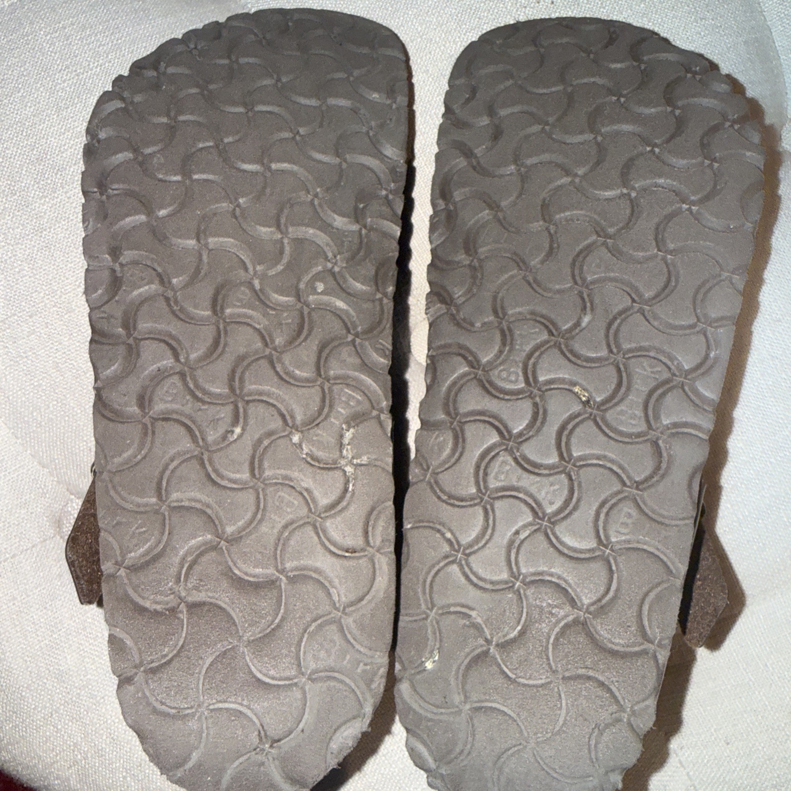 Birkenstock Gizeh Brown Birko Flor Sandals Size 39 Regular Width Bronze