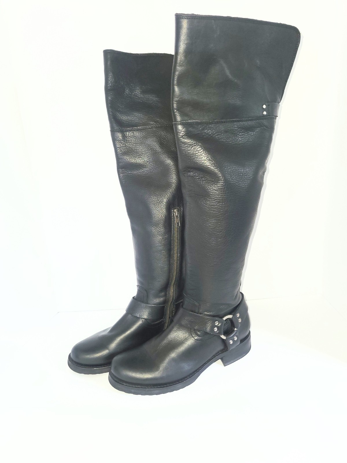 Frye Veronica Rare 2 Way Over The Knee Harness Moto Biker Riding Boots 7.5 B