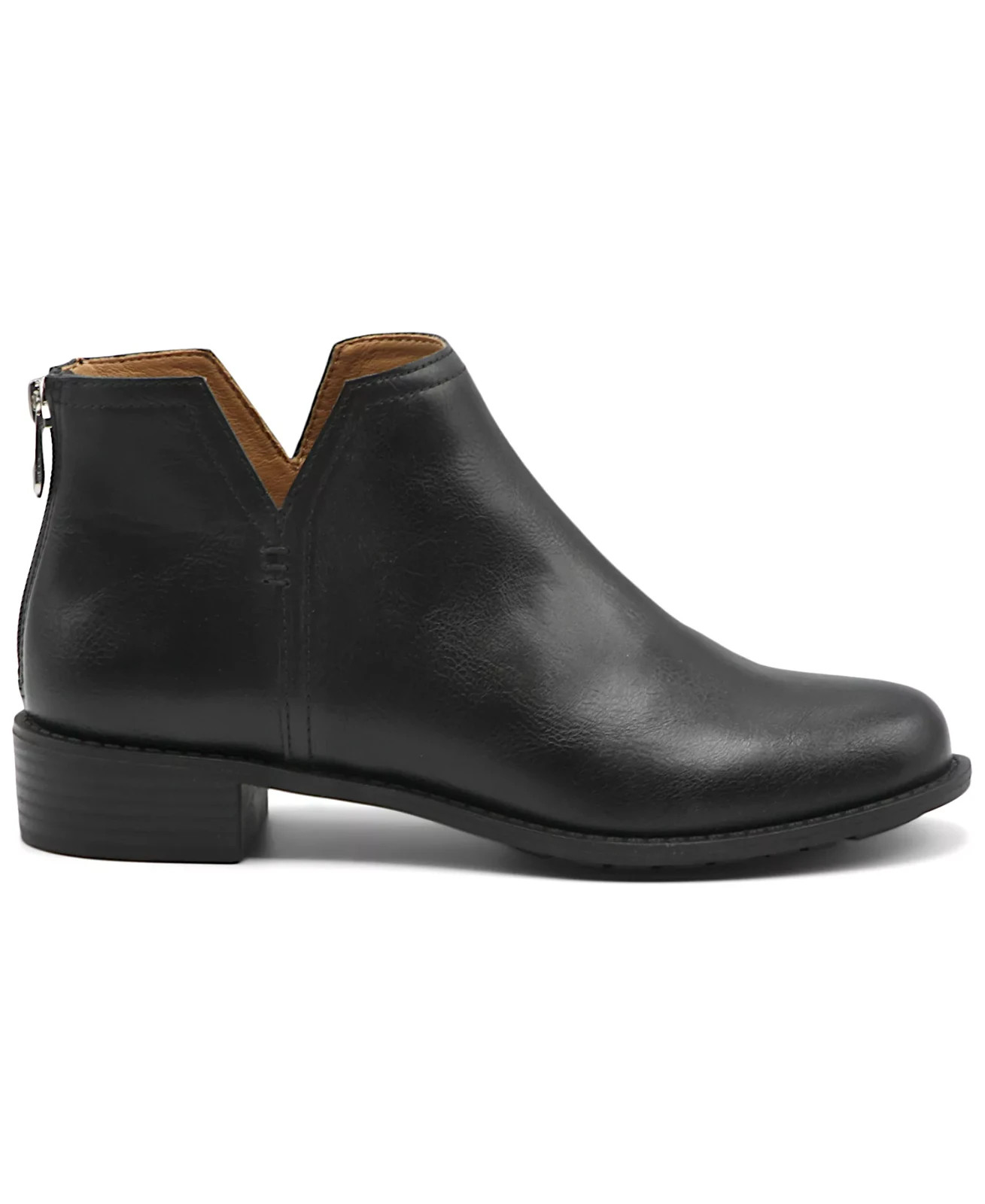 Adrienne Vittadini Black Truma Bootie 7.5M BLACK