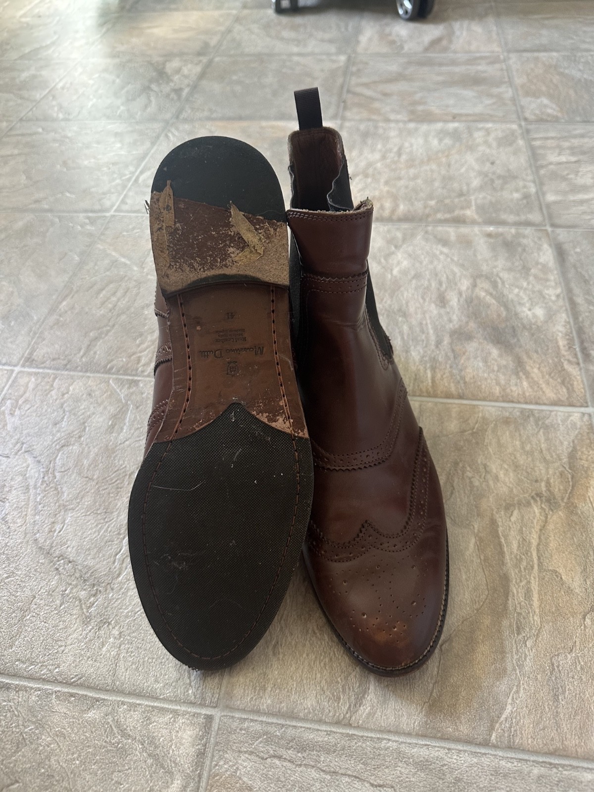 Massimo Dutti women’s boots, brown leather Euro size 41