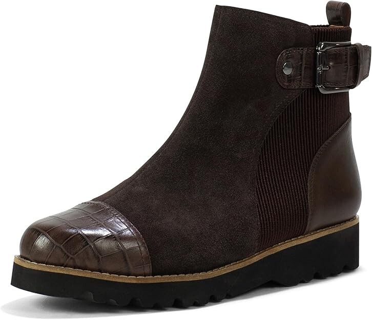 Donald Pliner Cally Calf Suede Fashion Boot Brown Size US 6 / UK 3.5 / EU 36 NEW