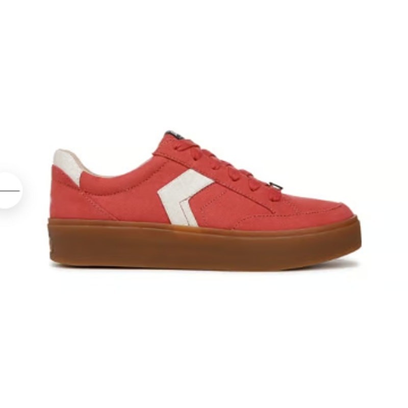 Dr. Scholl’s Madison Lace Shoes Women’s Size 9 Red Smiley Sneakers New Box