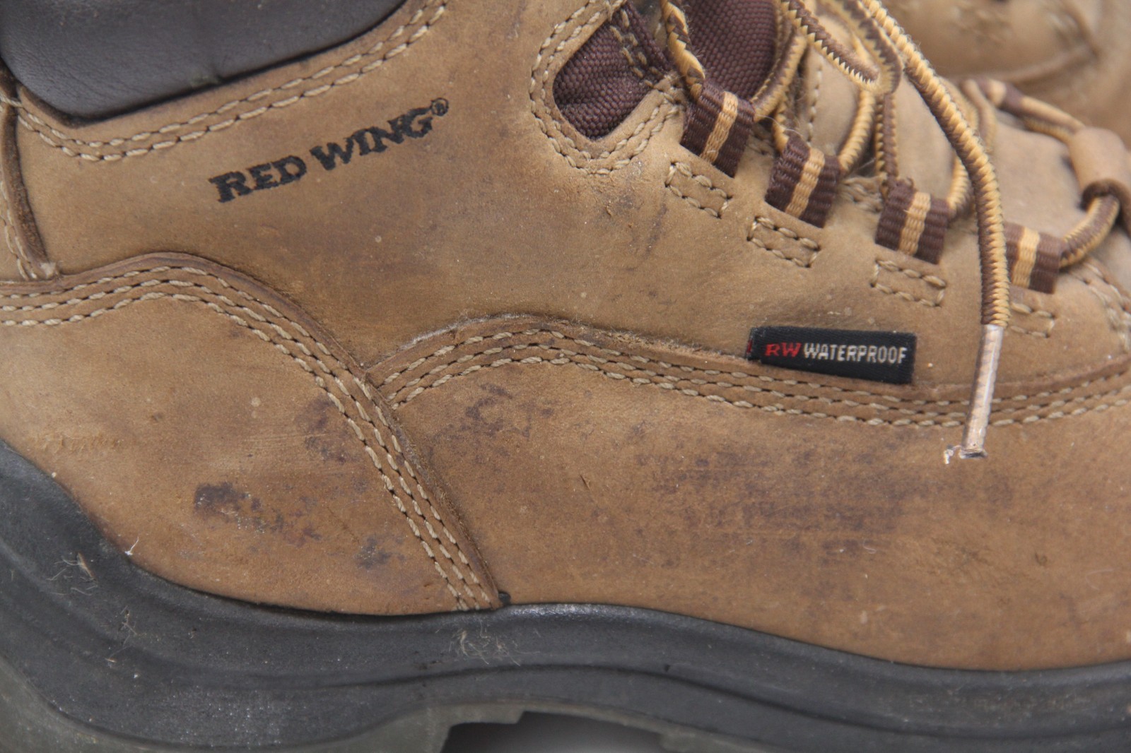Red Wing King Toe Boots Womens Size 6D Brown Leather Safety Waterproof 5” 2340