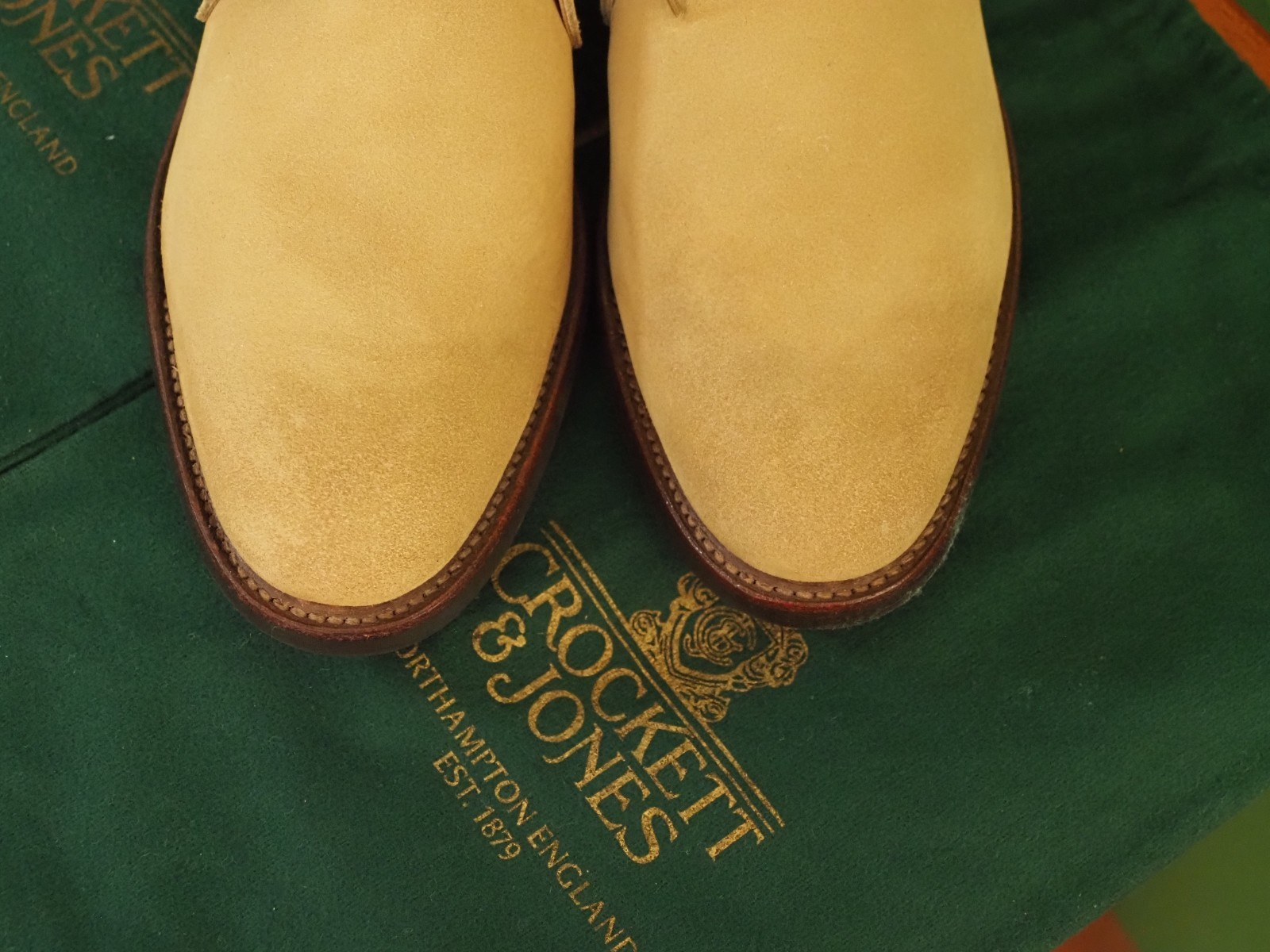 $680 – New – Crockett & Jones Purdey – Unlined Chukka Boots – UK 4.5 C – US 6.5