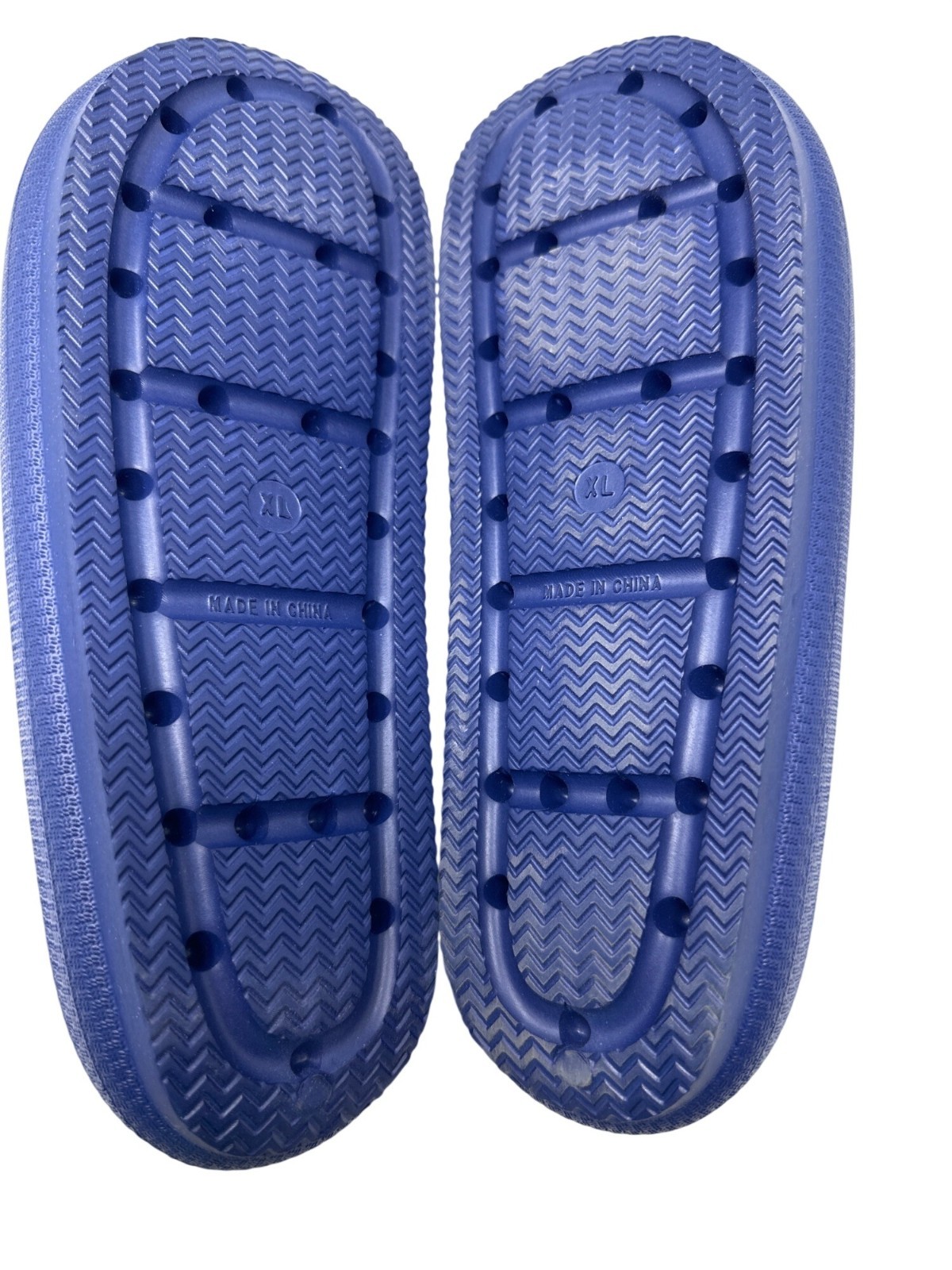 32 Degrees Cool Navy Cushion Slide Sandals Size XL W11-12 M9-10 Ultra Soft EVA