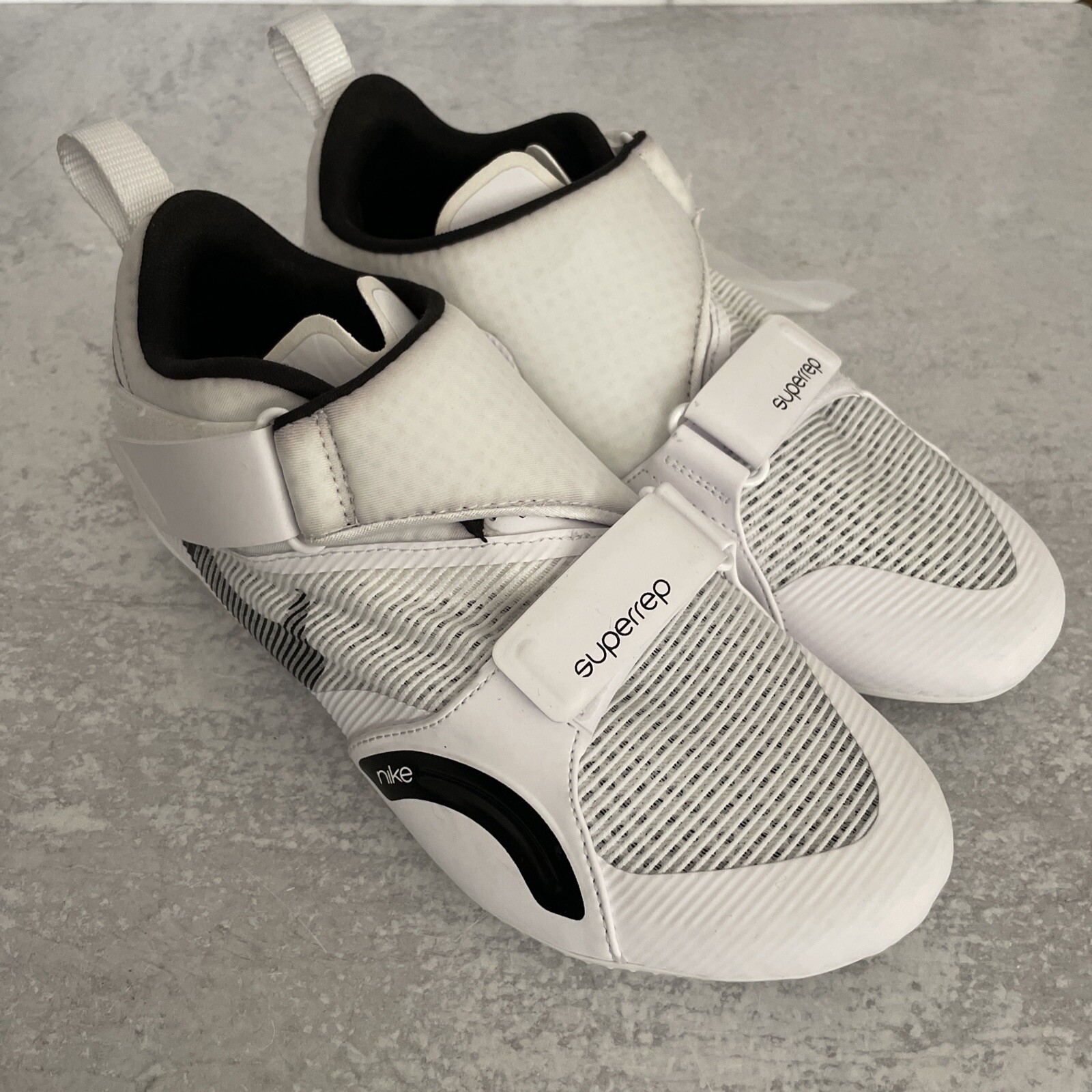Nike SuperRep Indoor Cycling Shoes CJ0775 100 Women Size 7.5 White MSRP $120