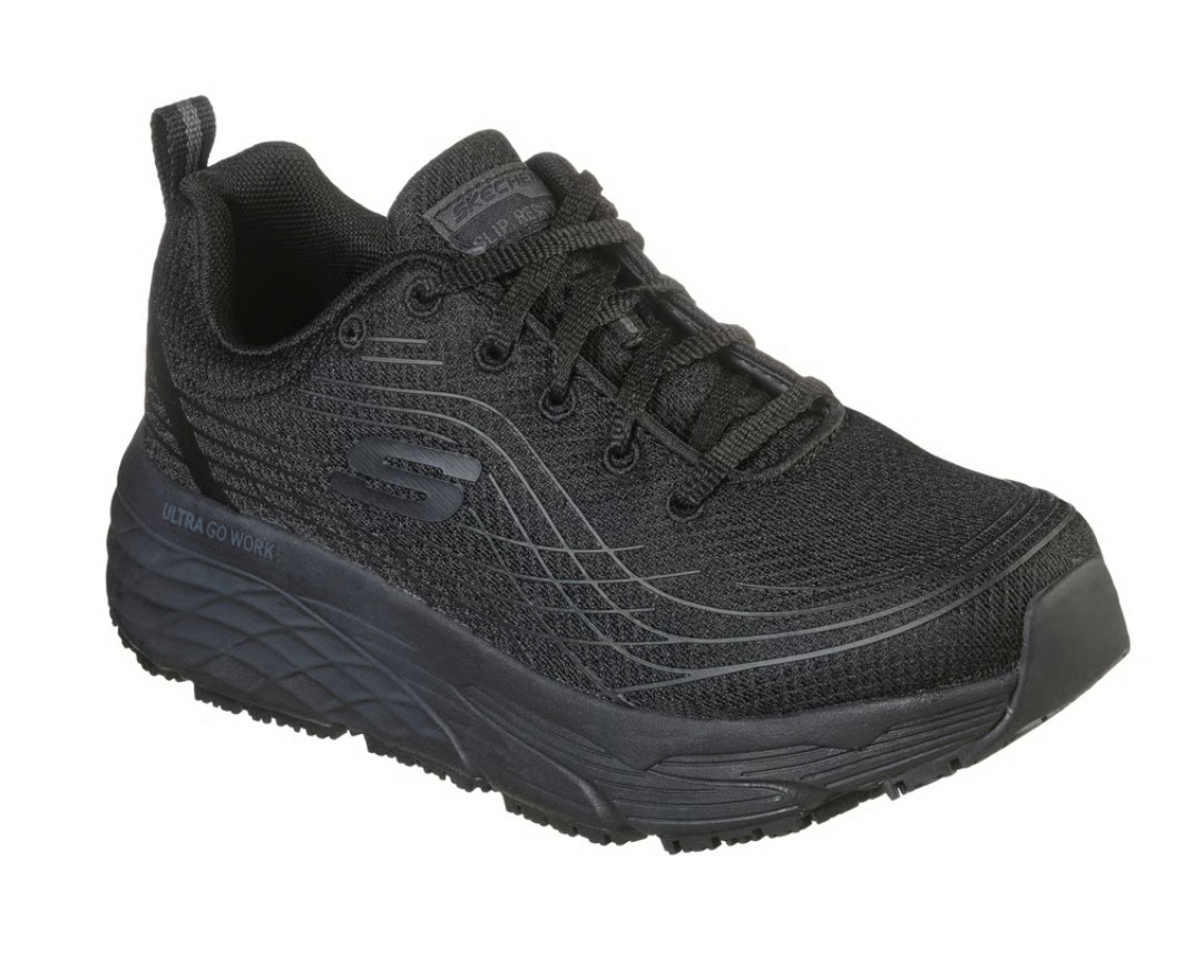 Skechers Women’s Work Slip-Resistant Relaxed Fit: Max Cushioning Elite Sneakers