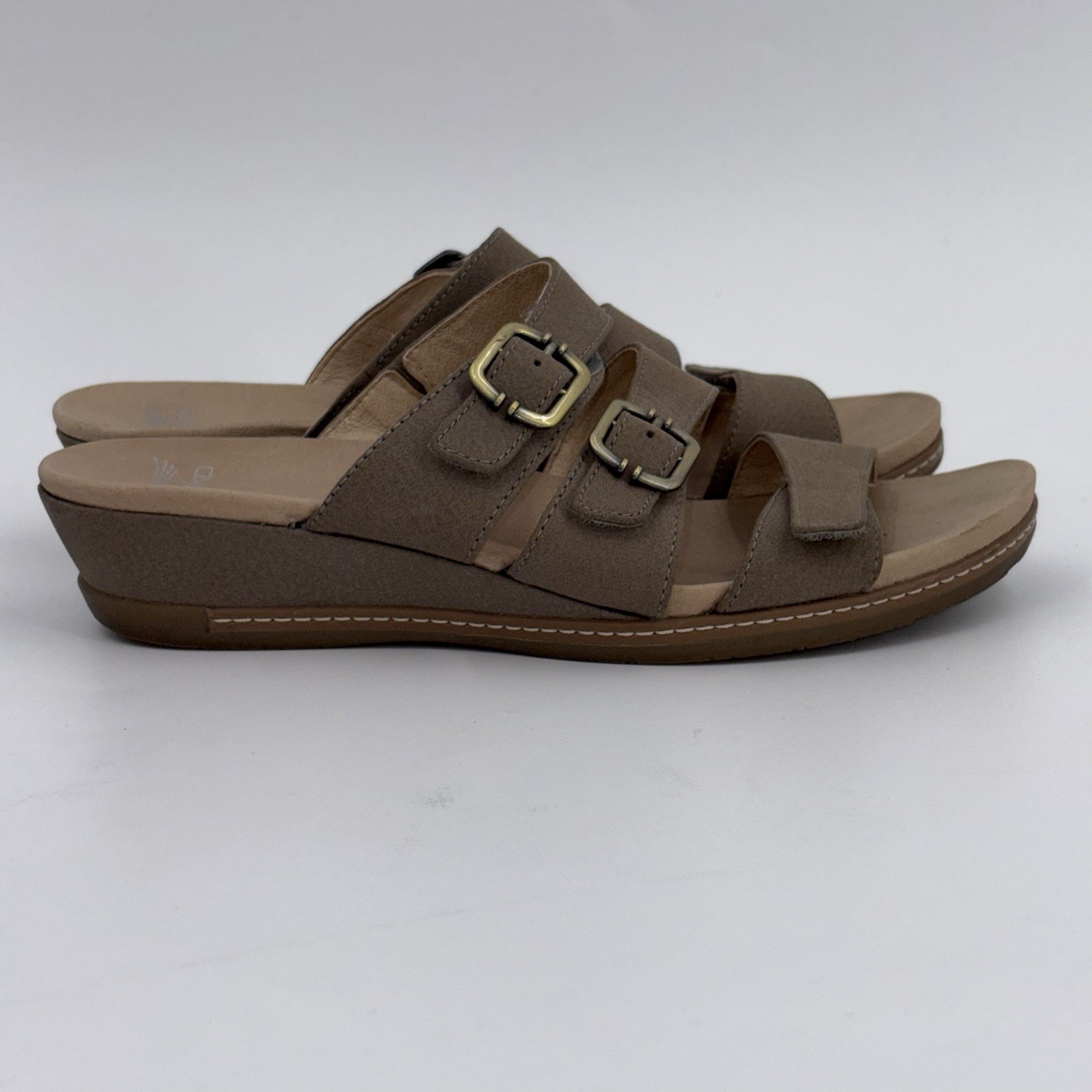 Dansko Allyson Slides Sandals Womens Size 10.5 Leather Summer Granola Girl Beach