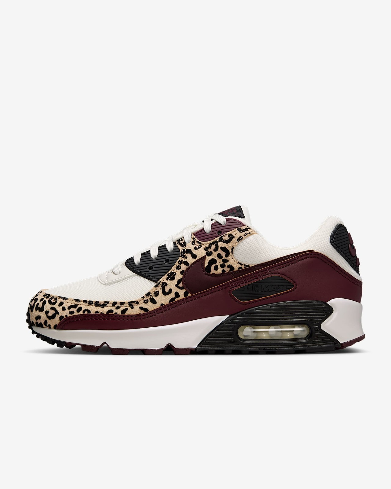 NIKE Women’s Air Max 90 IF1619-102 Sail Black Burgundy Crush