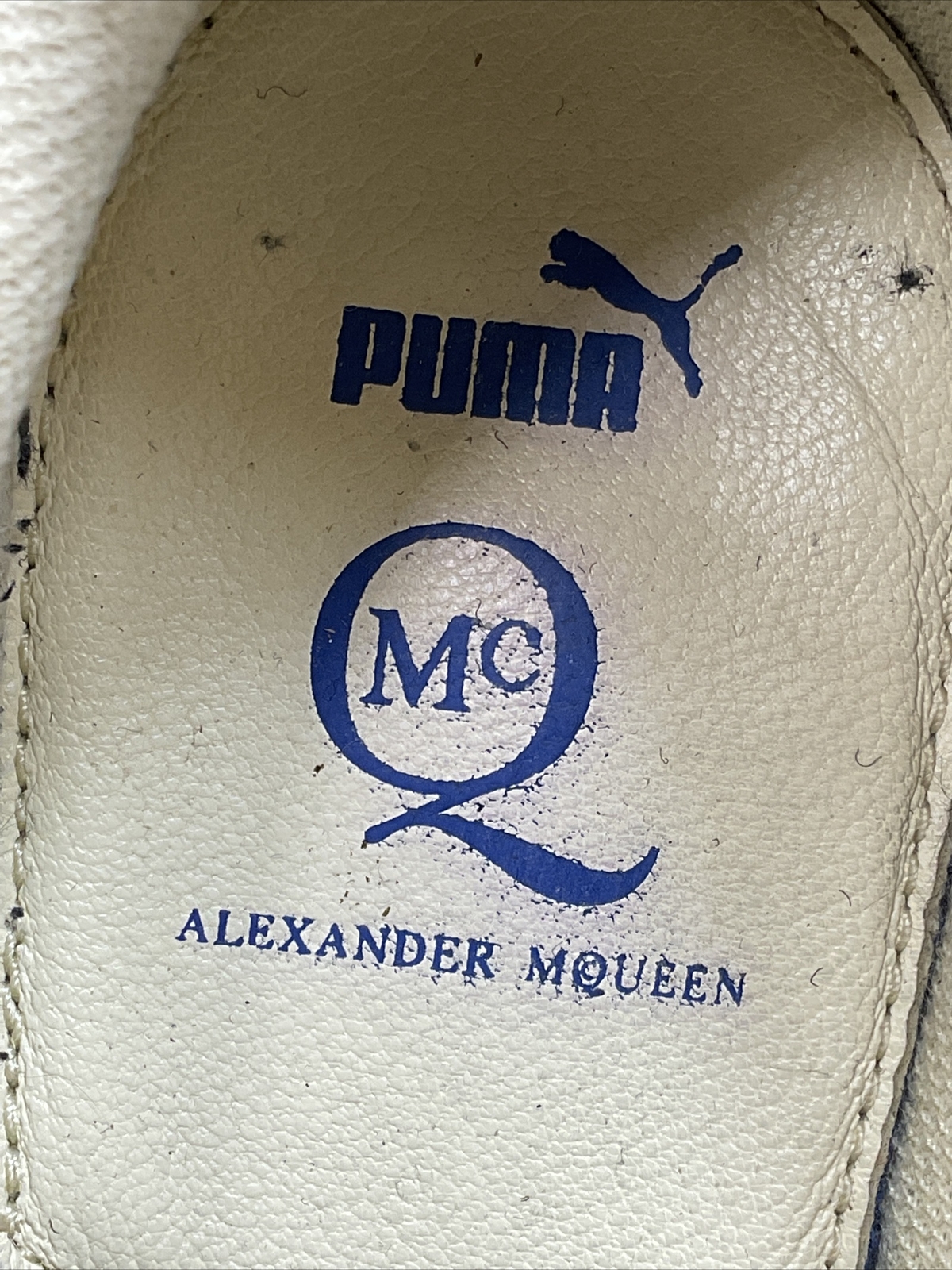 Puma x Alexander McQueen Sneakers Women’s US 9 eu40 Cobalt Blue Leather rare
