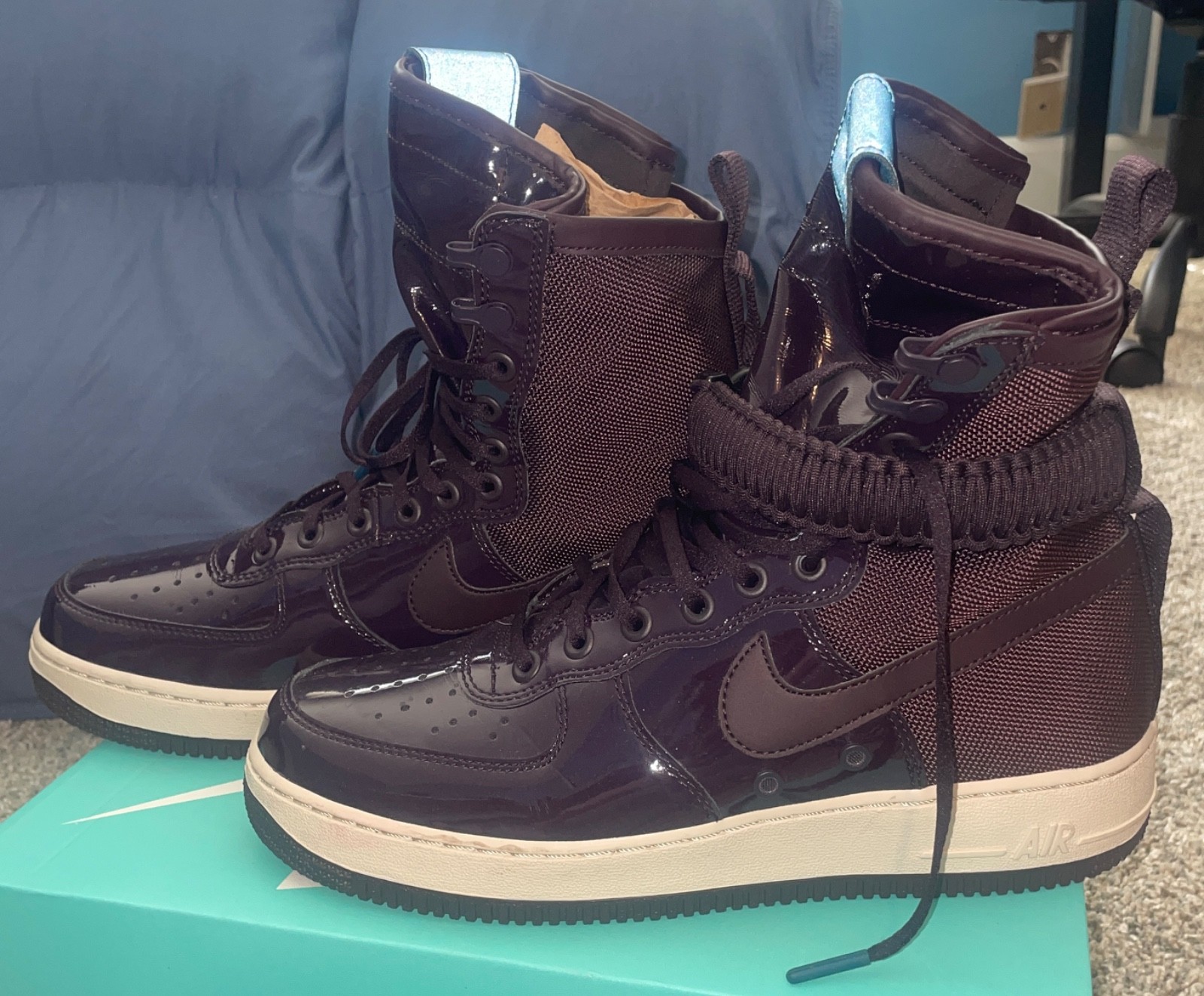 Size 10 – Ruby Rose x Nike SF Air Force 1 Premium Port Wine W- AJ0963 600