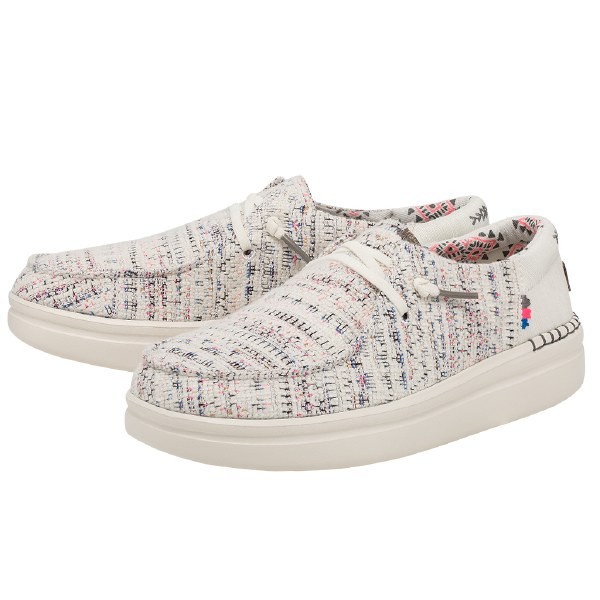 Hey Dude Ladies Wendy Rise BOHO WHITE 121940213 NEW IN BOX