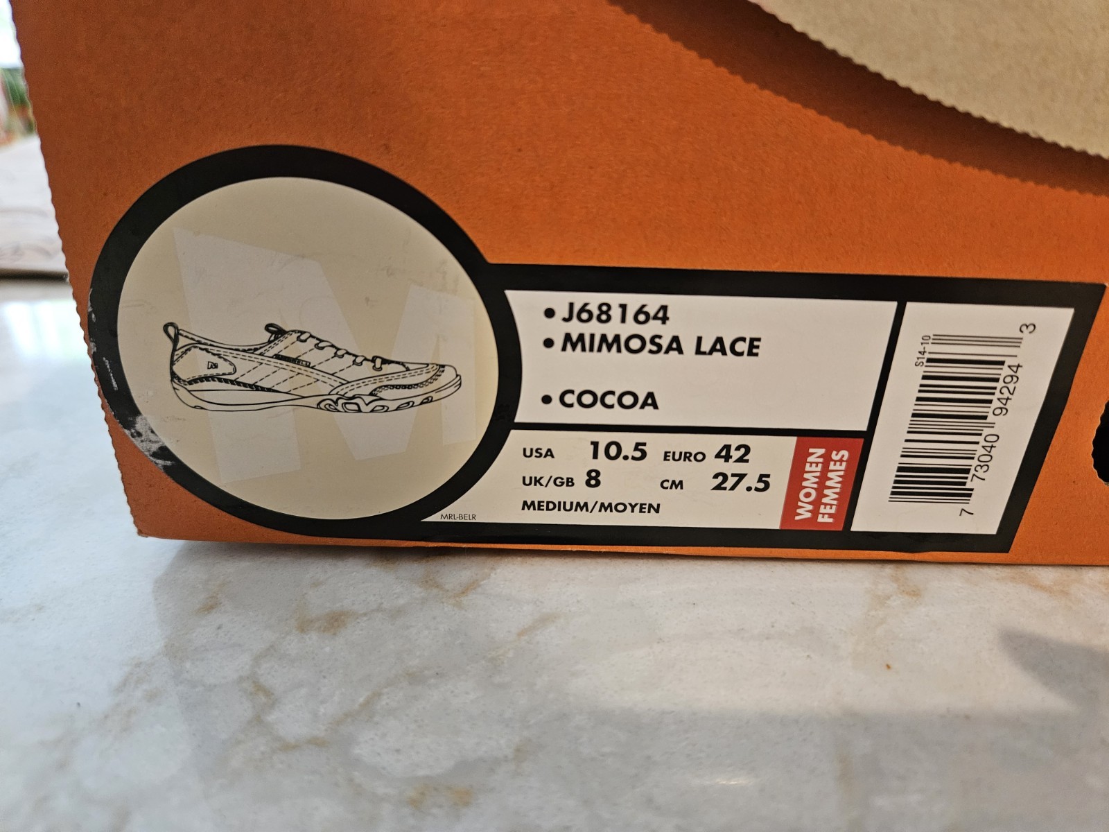 New Merrell Mimosa Lace Cocoa women’s shoes size 10.5