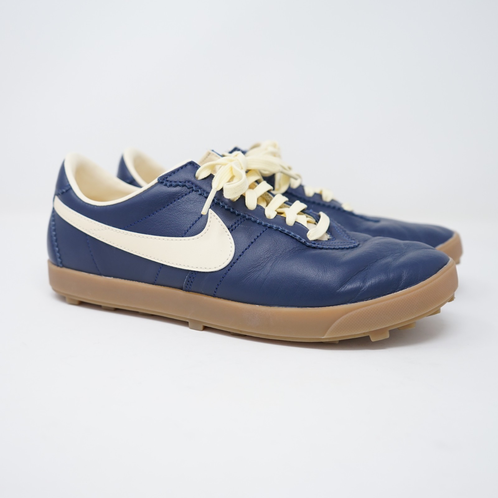 Nike Women’s Astro Grabber Midnight Navy Leather Waffle Trainer Shoes Size 9.5