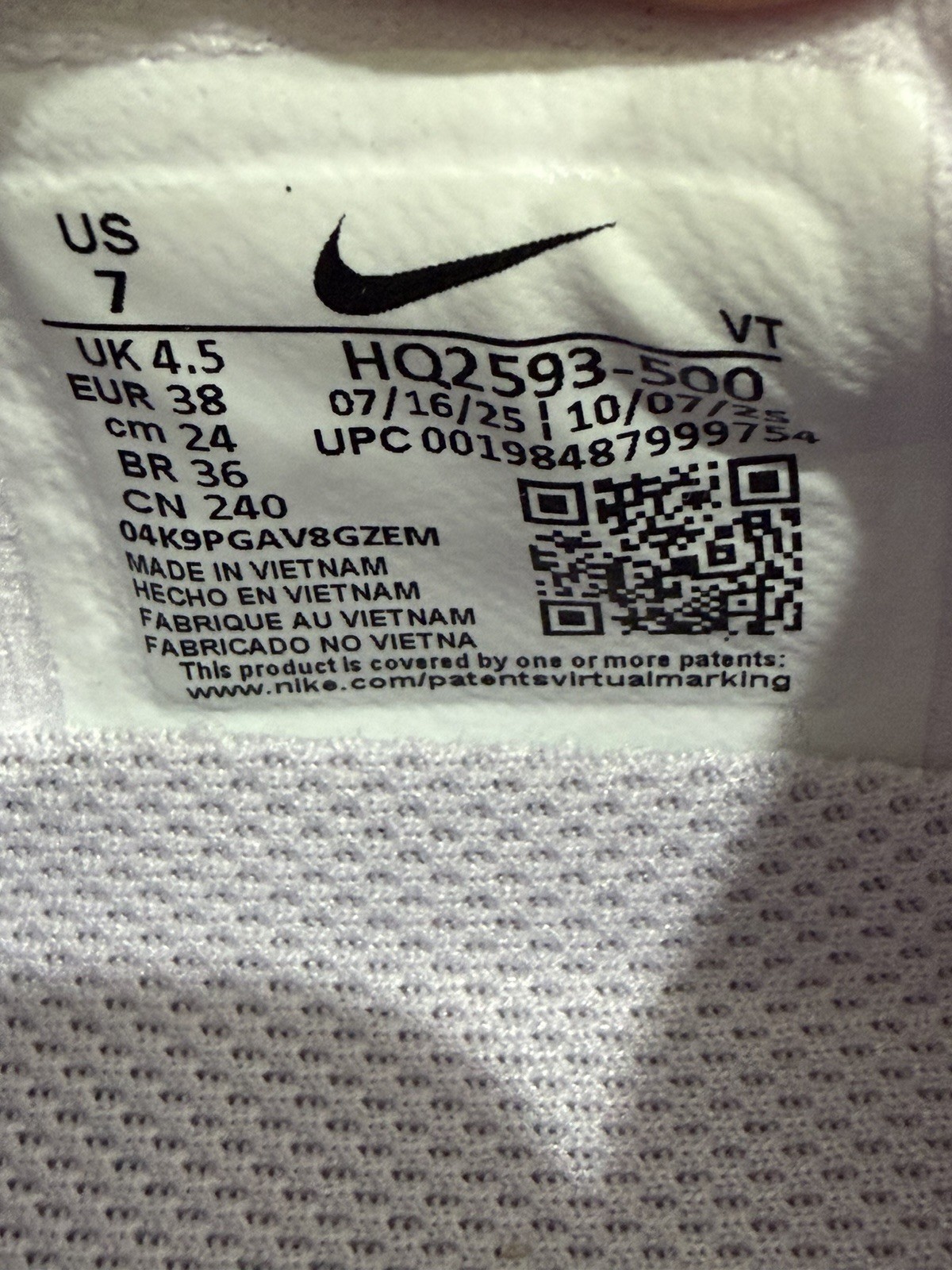 Nike Pegasus Premium Women’s Running Sneakers Purple/Gray/Orange US 7 HQ2593-500