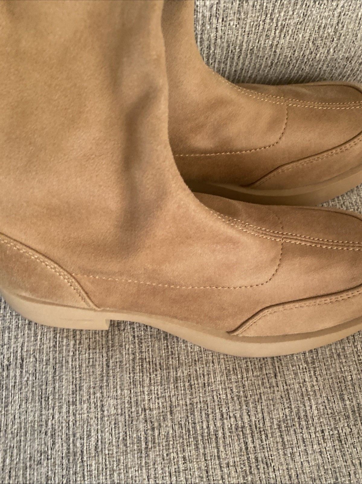 BC Footwear Brown Or Beige Suede Boots Women Shoes US 6 Knee High New