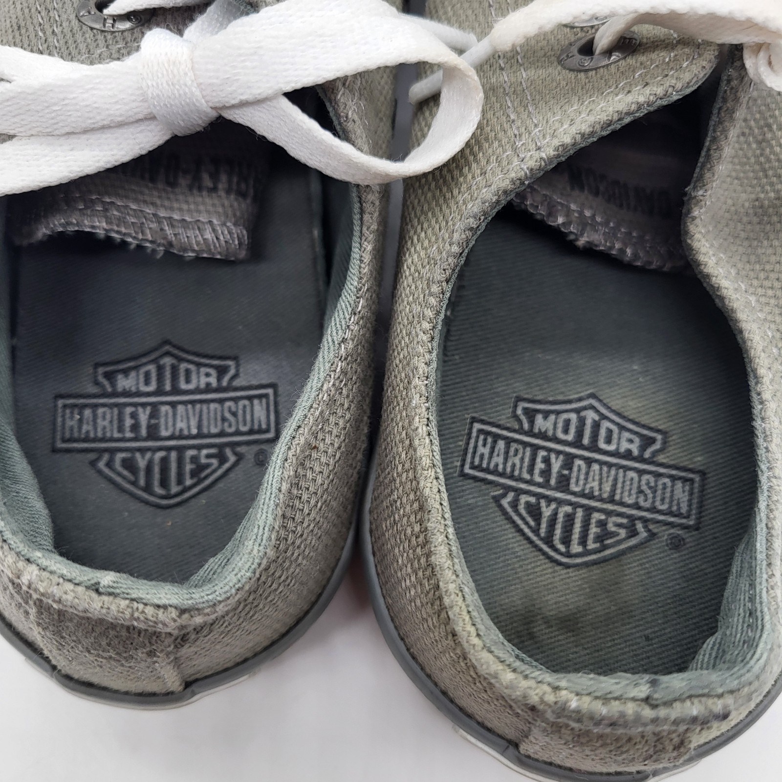 Harley-Davidson Sneakers Gray Women’s Low Top Shoes Size 7 Stock #D61010