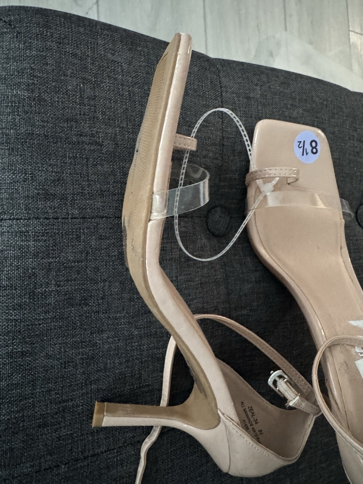 Elegant Women’s sandals , Pale Pink/Nude Size 8.5