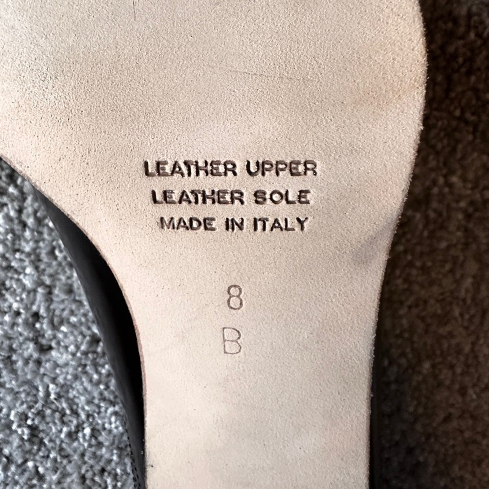 Never Worn Adrienne Vittadini WingTip Patent Leather Brown Block Heels, 8