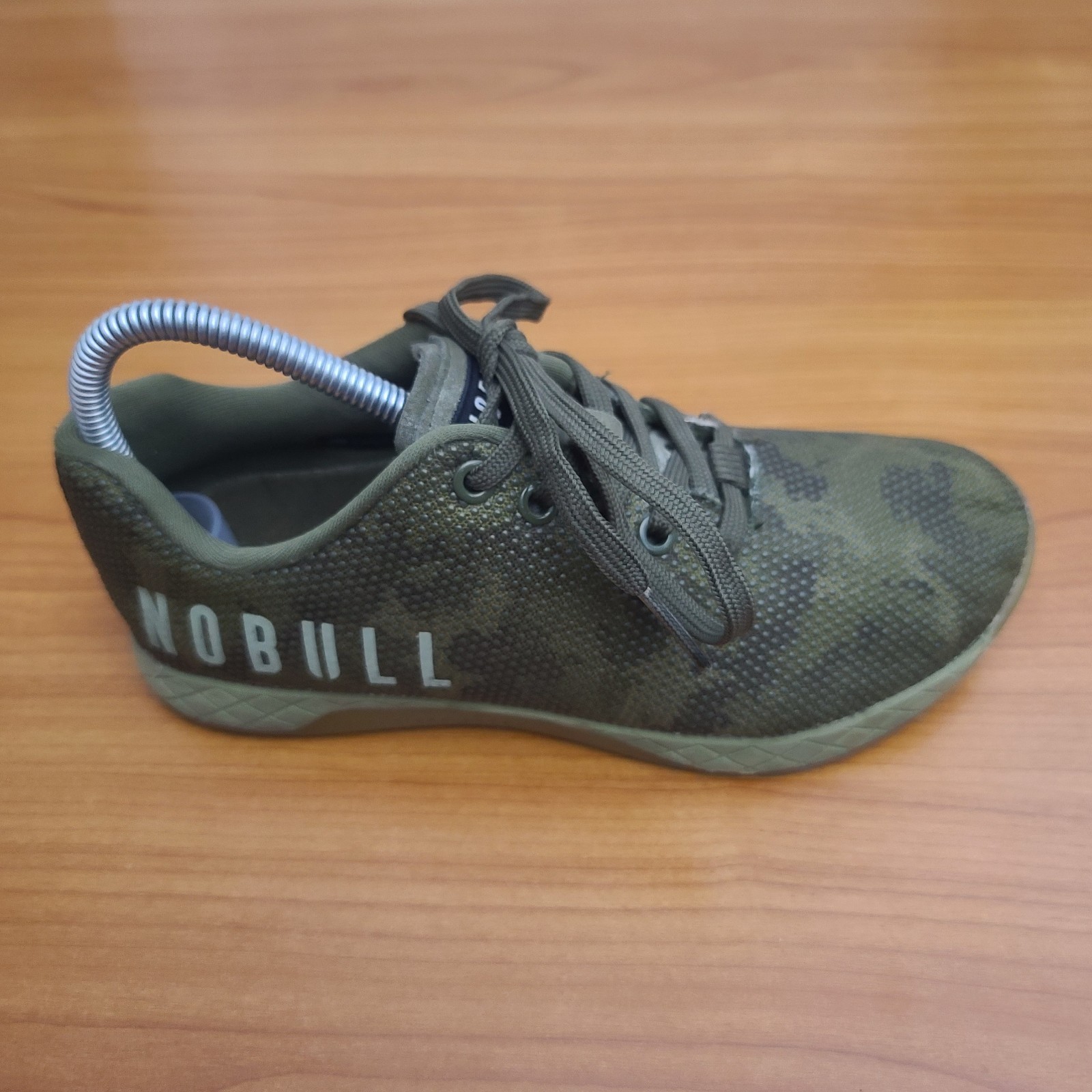 NOBULL CrossFit Training Shoes Camo Green Unisex W7.5 M6 Gym Sneakers