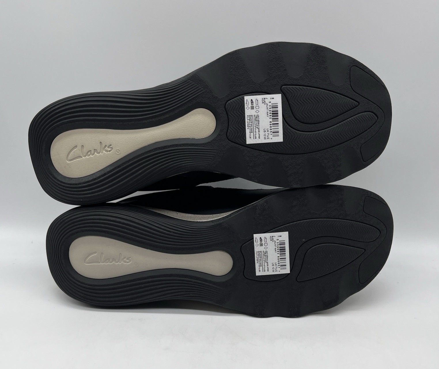 CLARKS Collection Women’s JAUNT WAY Black Suede Slip On Sneaker 🌺 Size 10 W~NIB